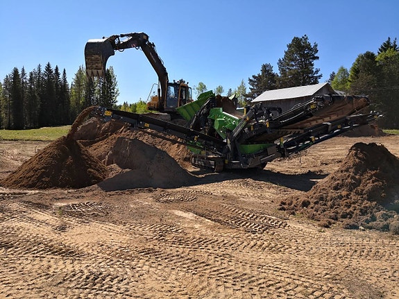 Grovsorterare Colt 600 Flytta på lastväxlare, hög kapacitet