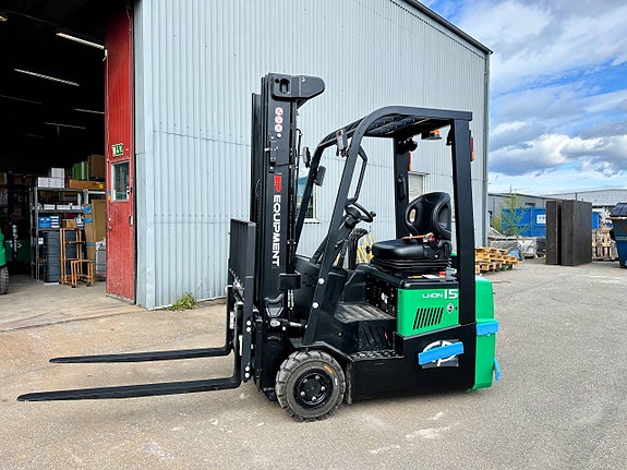 EP 15TVL demokörd elmotviktstruck med Li-Ion batteri