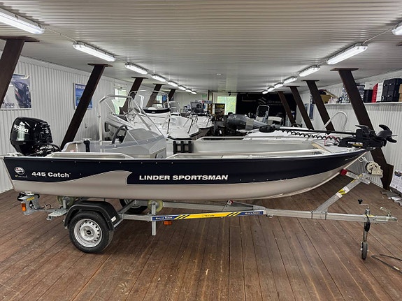 FISKEPAKET! Linder 445 Catch, 30hk Suzuki-26