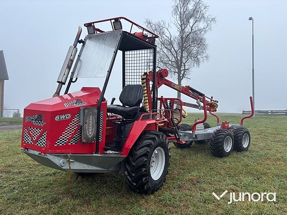 Miniskotare - Kranman, Bison 6000 6WD