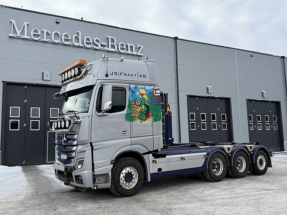 Mercedes Actros 3263L Tridem Plogbil Lastväxlare