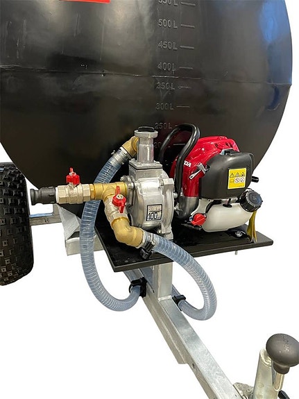 Älvestad-Tanken Bevattningsvagn 750L med pump & ramp 4 of 6