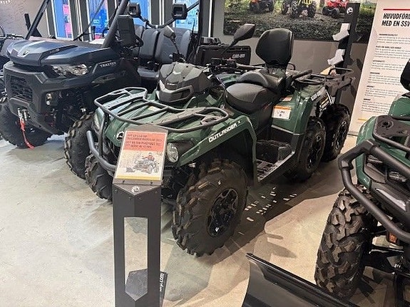 Can-Am Outlander MAX 6X6 XU+ T 450 plog ingår