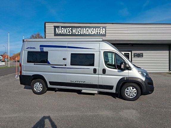 Pøssl Summit 600 Plus/1Ägare Dragkrok/All in pkt/solceller