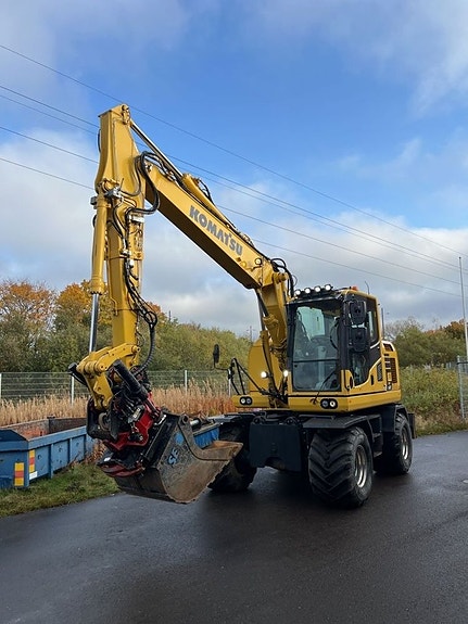 Hjulgrävare med tiltrotator - Komatsu PW148-10 -2015