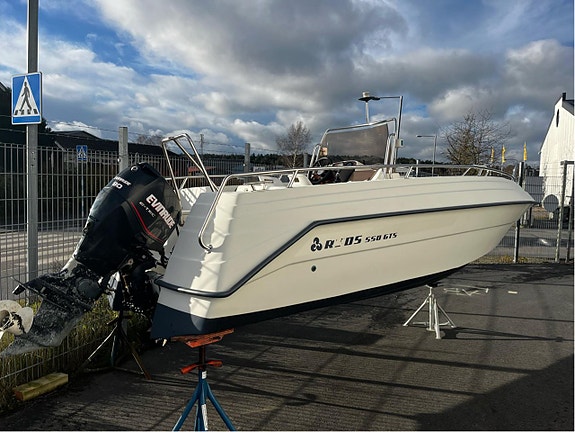 Ryds 550GTS Evinrude e-tec 90hk med vagn 5 of 8