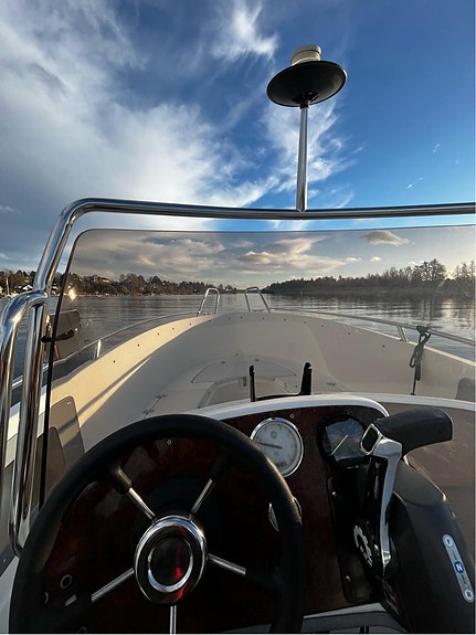 Ryds 550GTS Evinrude e-tec 90hk med vagn 4 of 8
