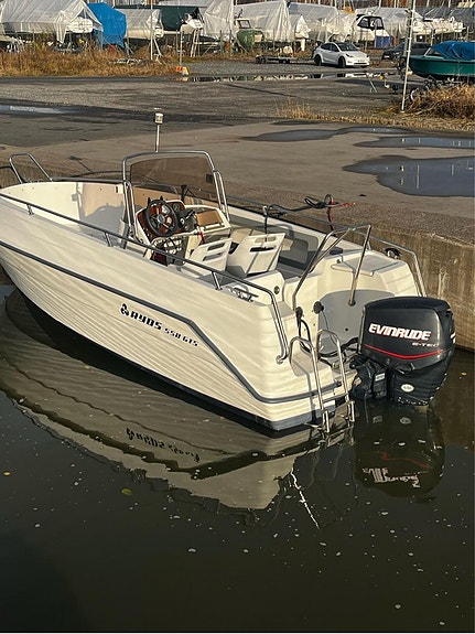 Ryds 550GTS Evinrude e-tec 90hk med vagn 3 of 8
