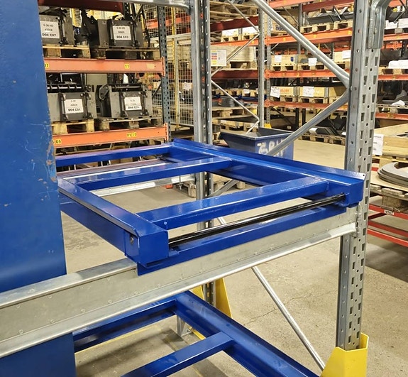 Utdragsenhet till pallställ 1000kg "nya"