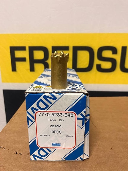 Sandvik borrkrona 33mm konade 2 of 3