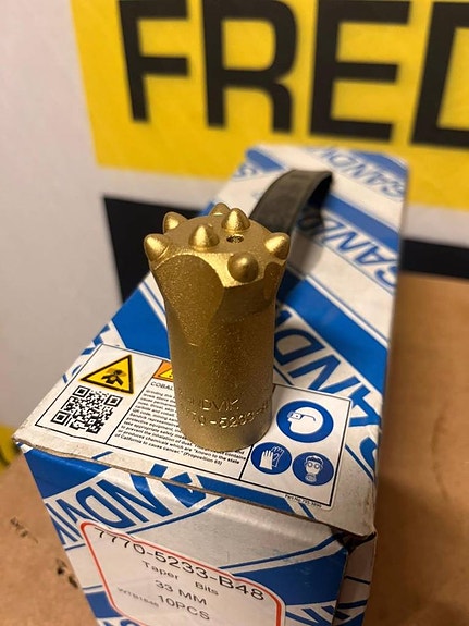 Sandvik borrkrona 33mm konade