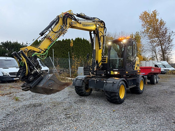 GRÄVMASKIN YANMAR  B110W FULLUTRUSTAD / DUMPERVAGN