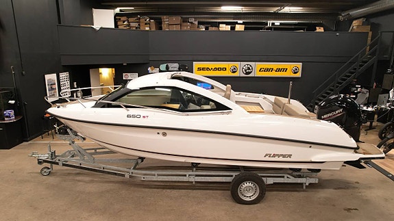 FLIPPER 650 ST 2021 MERCURY 150 INK TRAILER