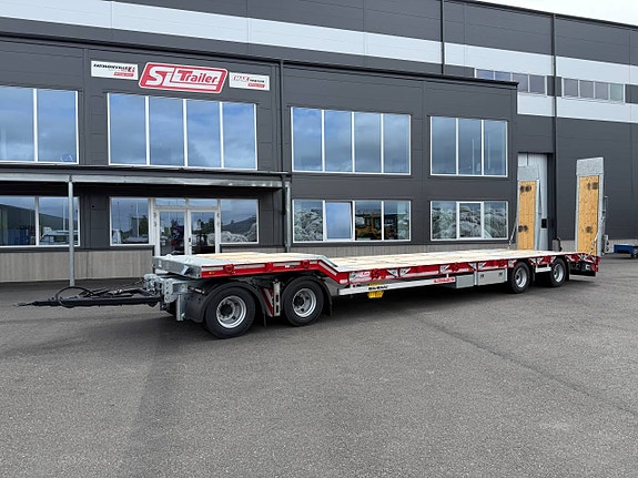 Maskinvagn Müller Mitteltal 38t, p-light ramper OMG Leverans