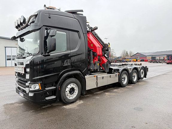 KRANVÄXLARE SCANIA G500 NEXTGEN  TRIDEM STORKRAN MED JIBB