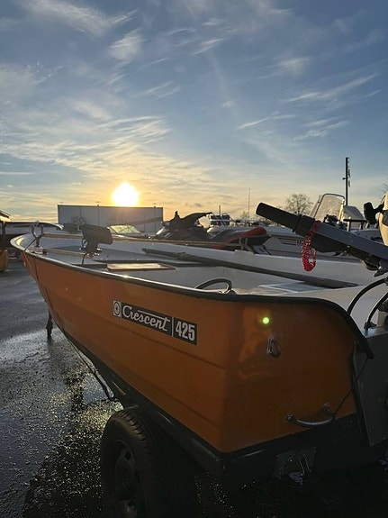 Crescent 425 + Honda 20 HK - fiskebåt med kastdäck 4 of 5