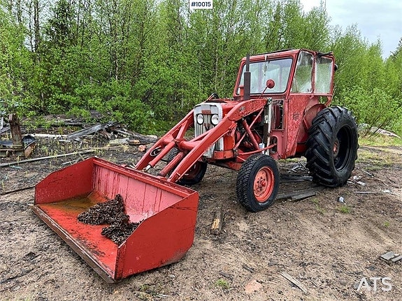 VALMET 565 Traktor med skopa VIDEO (22,000:- ex moms)