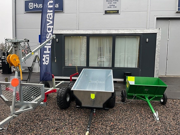 ATV vagnar :  sandspridare, tippvagn ,skogvagn