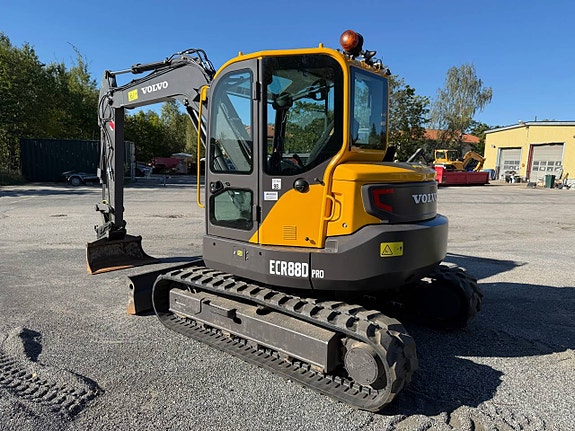 Minigrävare VOLVO ECR88D Pro