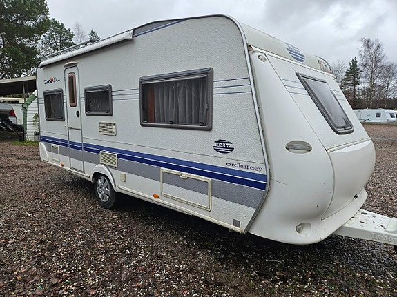 Hobby 495 "långbäddar "förtält