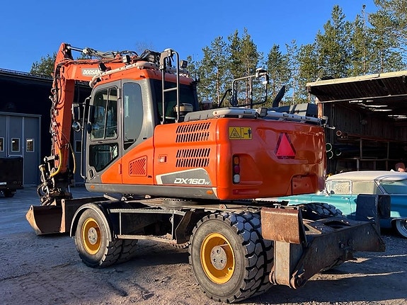 Doosan DX160 W Grävsystem & Vagn