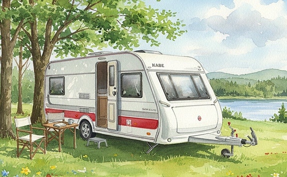 Kabe Safir 600 GLE KS, Enkelsängar, Tält från 2025, 1700 kg