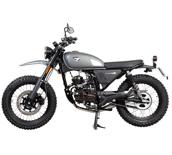 Moped Viarelli Scrambler Klass 1 Mattgrå 4 of 9