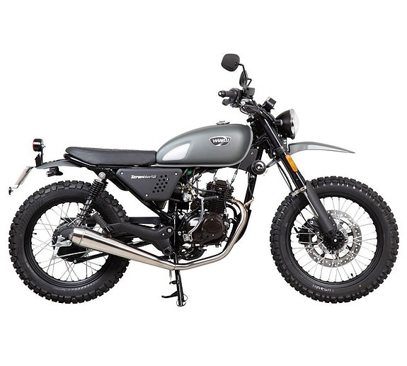 Moped Viarelli Scrambler Klass 1 Mattgrå 5 of 9