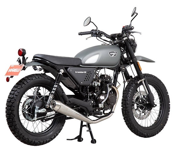 Moped Viarelli Scrambler Klass 1 Mattgrå 6 of 9