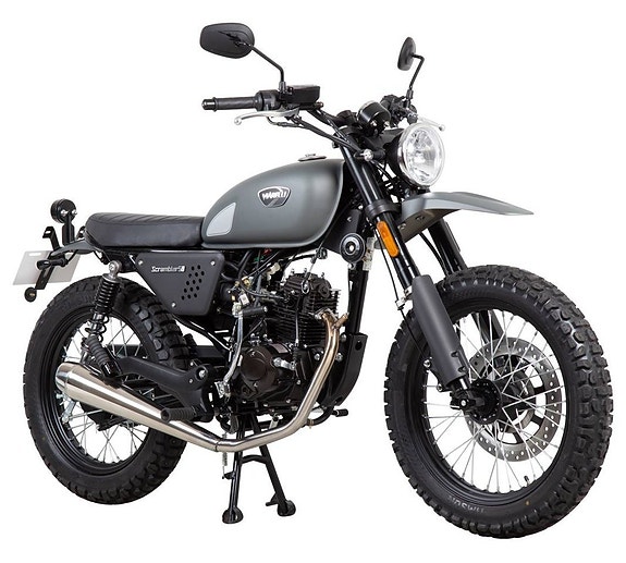 Moped Viarelli Scrambler Klass 1 Mattgrå 2 of 9
