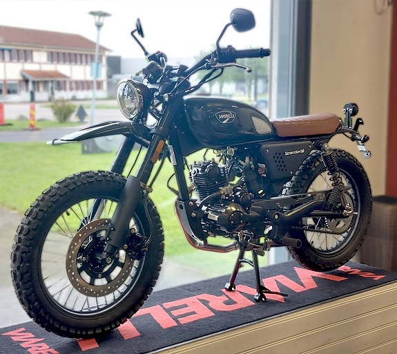 Viarelli Scrambler British Racing Green Klass 1