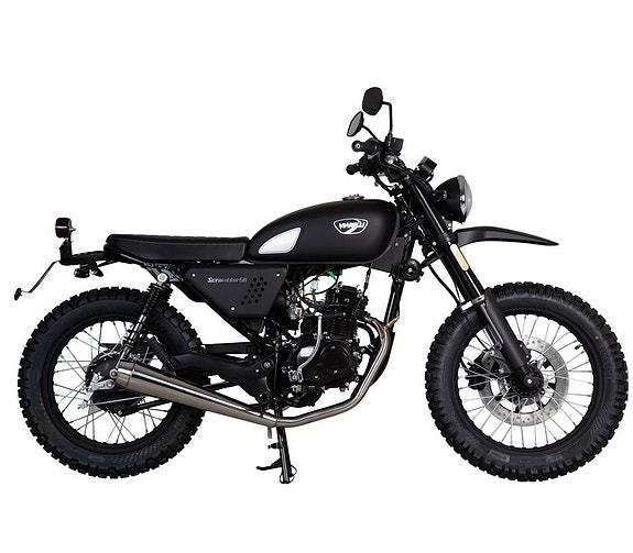 Moped Viarelli Scrambler Klass 1 Mattsvart 7 of 10