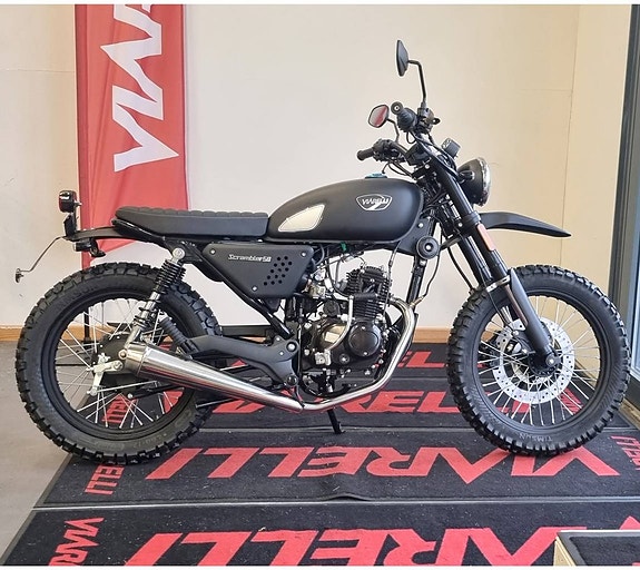 Moped Viarelli Scrambler Klass 1 Mattsvart 2 of 10