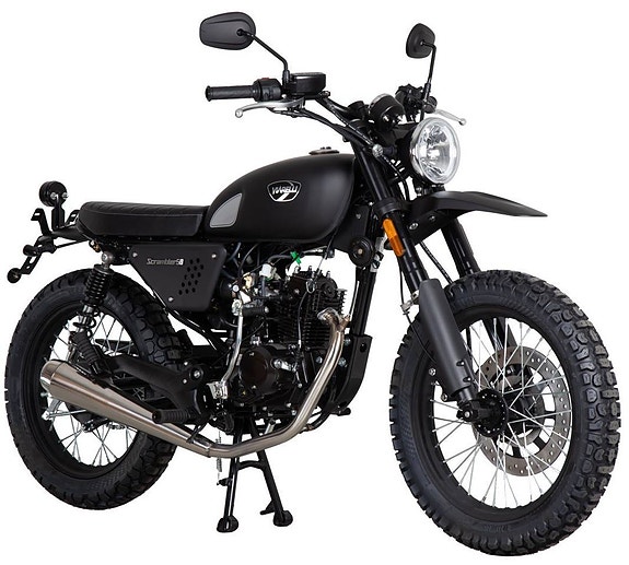 Moped Viarelli Scrambler Klass 1 Mattsvart 6 of 10