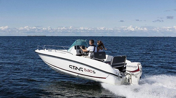 Sting 530 s 2021 Evinrude 75 hk e-tec 2021