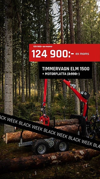Timmervagn ELM 1500 | Skogsverket