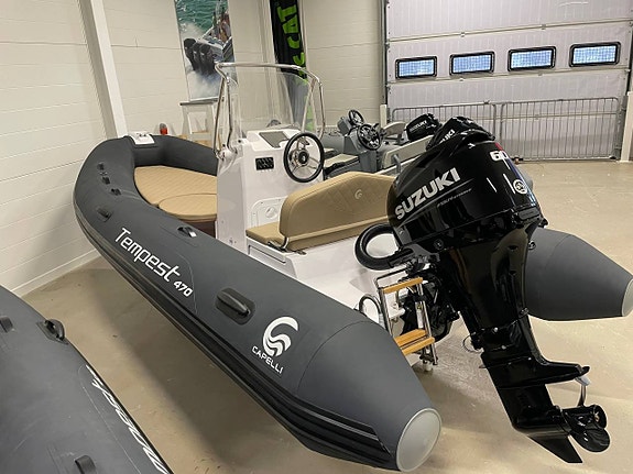 Capelli tempest 470 SWE med Suzuki DF60 (Ny)