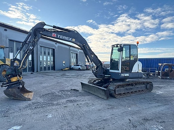 Terex TC 125 Rototilt Grip C-Smörj