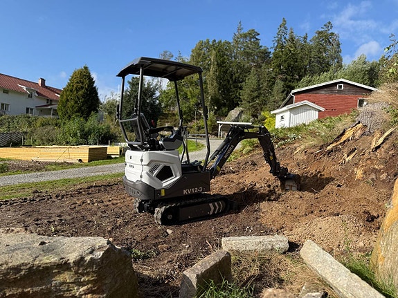 Minigrävare 1.2t Kampanj 3 skopor ingår! 59 990:- exkl moms!