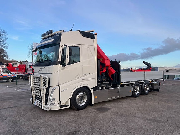 Volvo FH13 540 Kranbil Fullutrustad Palfinger 48002 & Jibb