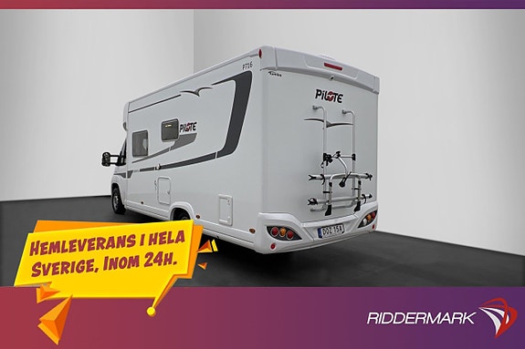 Pilote Campervan Fiat KÖK/DUSCH Solcell Stödben Fukttestad 6 of 22