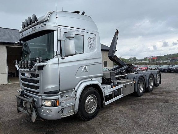 Scania G490 8x4 Tridem Lastväxlare Euro 6 Plogutrustad