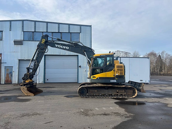Volvo ECR145DL grävmaskin, rotortilt grip c-smörj värmare