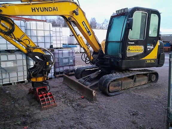 Minigrävare Hyundai R55-7A 6 of 11
