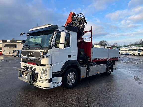 Volvo FM 330 4x2 Tipp & Kranbil, Plogutr, Kommunbil, Euro 6