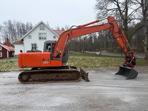 Hitachi ZX130 Rotortilt Svab Schaktblad C-smörj