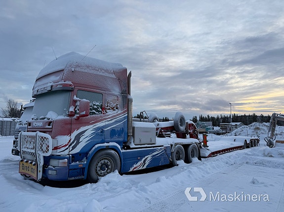 Maskintrailer Scania R144 6X4 & VM Trailer VM53-4-PNK