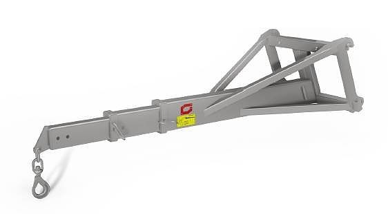 GJERSTAD HYDRAULISK KRANARM 2350/5000 med stora bm fäste