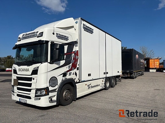 Lastbil med släp Scania R540 B6X2*4NB / NÄRKO D4HW13L62