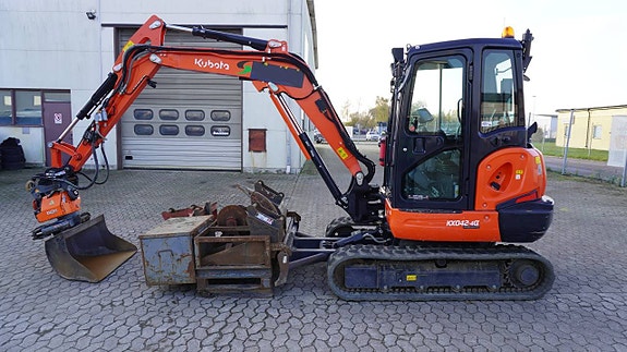 Kubota KX 042-4A 2d grävsystem redskap
